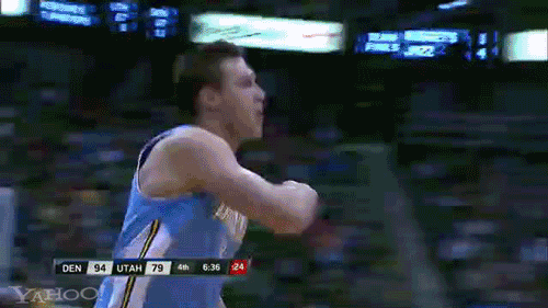 Still the pinnacle of Italian NBA bravado: RT @RKalland: @calebjsaenz not as good as the gallinari celebration... http://t.co/sl1sjFW04L