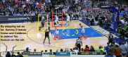 A look at how the Spurs cracked that Mavs zone in the final minutes