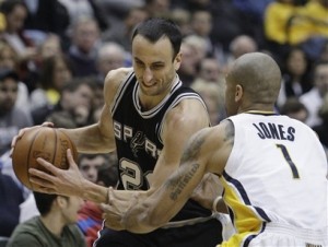 Spurs Pacers Basketball