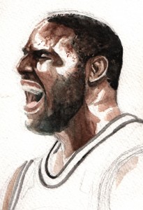 Watercolor painting by Jesse Blanchard
